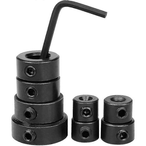 Bague de butée de perçage, butée de profondeur de perçage, bagues de butée de perçage, gabarit de perçage pour menuiserie, colliers de limitation avec clé hexagonale pour forets de 3 à 16 mm. (1/5)