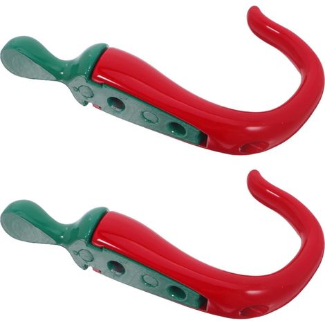 Lot de 2 supports de casseroles en alliage de zinc en forme