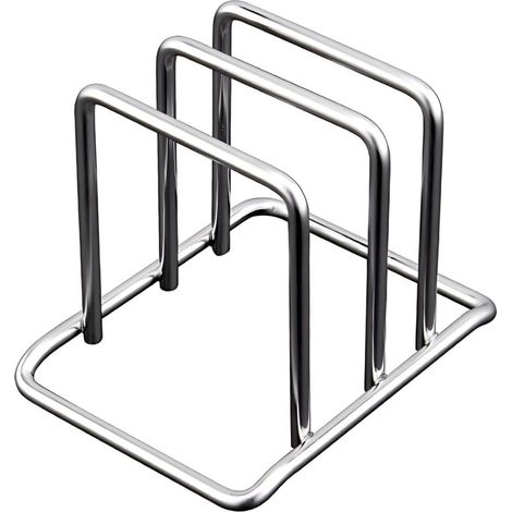 Plafonnier Cristal Support Planche à Découper - Lot de 1 - Acier Inoxydable - Rangement 2 Planches Épaisses - Cuisine (1/5)