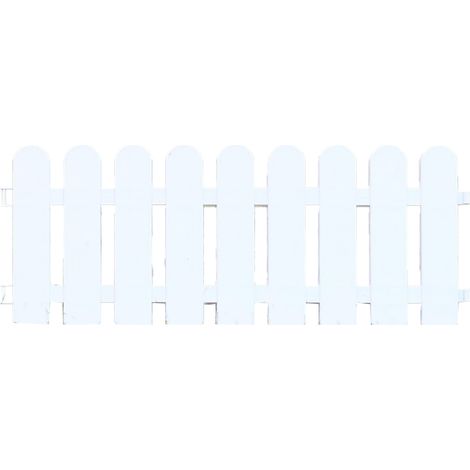 Clôture de jardin décorative en bordure de pelouse pour plates-bandes et gazon ornemental, 50x20cm