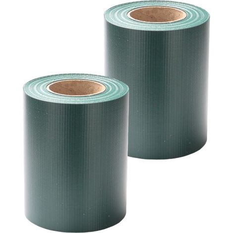 SWANEW Strisce privacy, PVC, strisce paravento, tappeto a doppia asta 70mx2 Verde (1/5)