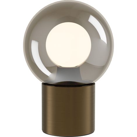 Eglo Tischleuchte Bravino E14 Ø 12 x 17,5 cm bronze/braun Lampen (1/3)