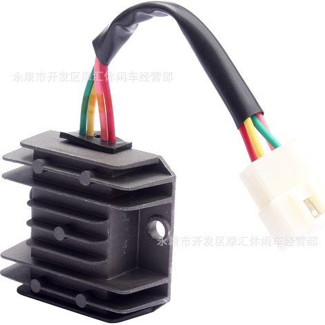 Motorcycle ATV Beach Off-Road Scooter 12V Four-Pin 125-250CC GY6 Four-Wire Rectifier and Voltage Regulator (1/5)