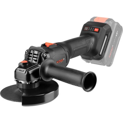 Amoladora angular Dnipro-M DGA-400SBC 40 V, 125 mm, motor sin escobillas, 3 velocidades, sin batería ni cargador (1/5)
