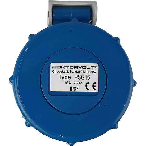 Presa portatile 230V 16A IP67 impermeabile, sistema francese (1/5)