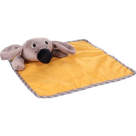 Jouet Couverture câlin Livo craquante jaune pour Chiot - Flamingo (1/3)