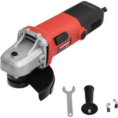 Meuleuse 500 watt. ø 115 mm. 12.000 r.p.m. arbre m14 protecteur de disque réglable, anti-démarrage