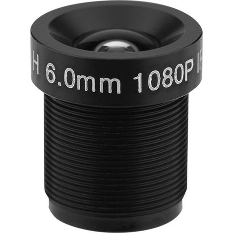 Caméra de surveillance interieur / exterieur,Objectif de Carte caméra de vidéosurveillance, Distance focale de 6 mm, 2 Millions de Pixels, Objectif de caméra de sécurité Infrarouge avec Protection 24h (1/5)