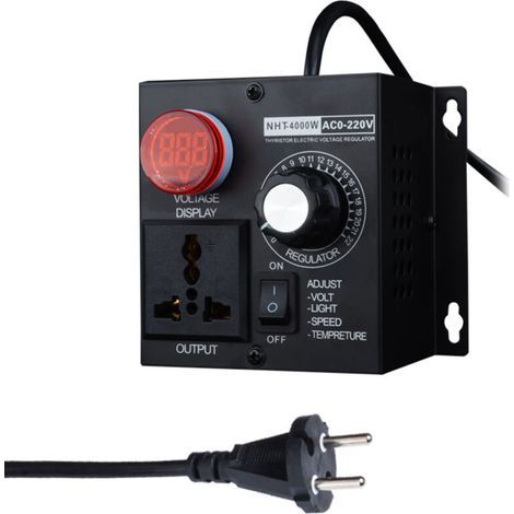 220V 4000W AC Voltage Controller – Speed and Temperature Regulator – FR-4 Printed Circuit Board – Compatible with Electric Ovens (1/5)