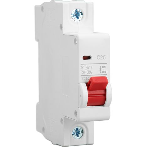 Le nouveau disjoncteur DZ47s-63Z C25 1P CC est un disjoncteur miniature 250 V CC destiné aux systèmes photovoltaïques. Il s'agit d'un disjoncteur de 25 A, montable sur rail DIN, avec un pouvoir de cou (1/5)