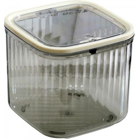 Poubelle multifonctionnelle, transparente, transparente, bureau, salle de bain, chambre, rangement (1/5)