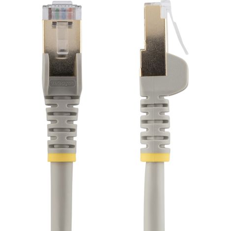 StarTech.com Cable de 3m de Red Ethernet RJ45 Cat6a Blindado STP - Cable sin Enganche Snagless - Gris