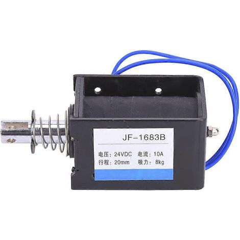 Électroaimant à plaque de base à courant continu JF-1683B, 78,4 N, 24 V CC, course de 20 mm (1/5)