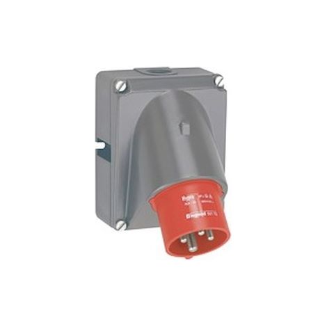 Legrand 052173 Schrägstecker Hypra IP44 16 A – 380 V bis 415 V – 3P+T – Kunststoff