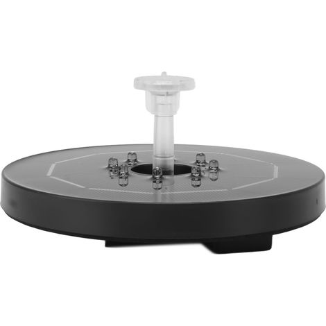 3-Watt-Solarbrunnen, Höhe 100 cm, Strahlhöhe 50 cm, solarbetrieben, Vogeltränke mit farbiger Beleuchtung (1/5)
