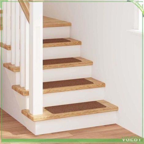 Tapis antidérapants pour escaliers - FAFEISY - 4019810 - Jaune - 60 x 25 cm - Lot de 15 (1/5)