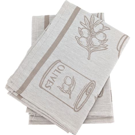 Torchon de cuisine toile collection EVOO 50x70 cm (1/5)