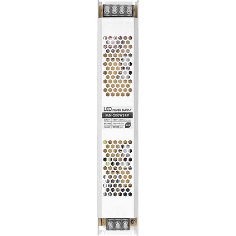 200-W-CTN-Schaltnetzteil-Treiber für LED-Streifen, wasserdichter Transformator, Wechselstrom 190–240 V/24 V