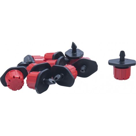 Gotero ajustable lote de 50 piezas 0 a 80 litros/hora - Rain