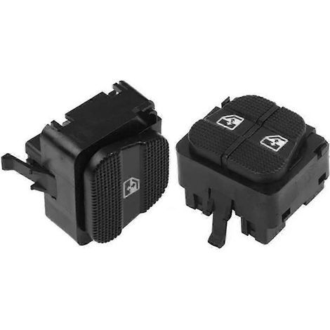 Interrupteur de commande de lève-vitre électrique pour voiture avec rétroéclairage LED vert 1H0959855C (1/5)
