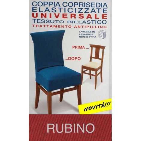 COPRISEDIA ELASTICIZZATO NEW YORK INTERO RUBINO