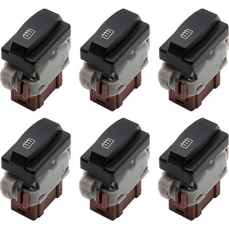 6x 253507278R Kfz-Heizungsschalter 25350-7278R 6-polig für Renault Logan 2011-2014 Renault Dusi 2011-2014-- (1/5)