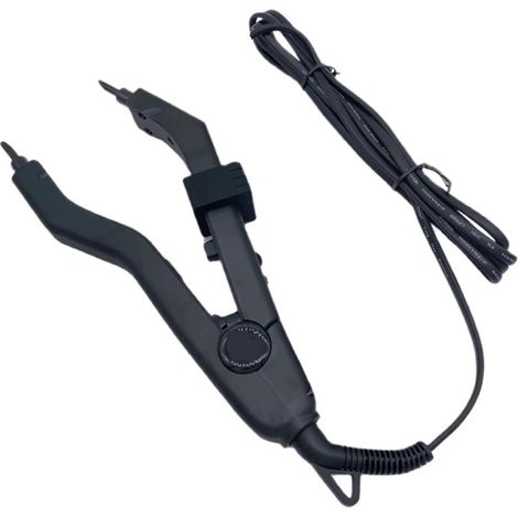 Kit D'outils D'extension De Cheveux En Fer Thermique Noir, Connecteur Thermiques À Température Contrôlable Gain Temps Efficace (1/5)