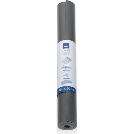 Alfombrilla antideslizante Kela Linnea, gris, 150 x 50 cm (1/5)