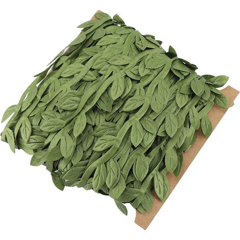 Lierre Artificiel - 20m Feuillage Vert Réaliste - Décoration Murale Et Mariage - Kit Complet (1/5)