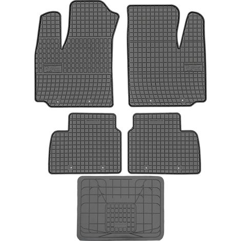 Tappetini Frogum ET0911 + telo copriauto 542742 - Fiat Doblo I (5 posti) 2000-2009 SENZA FERMACARTE