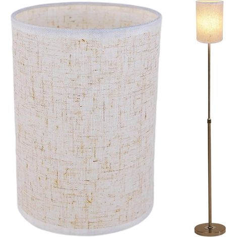 Ersatzlampenschirm für Stehlampe, rustikaler Stil, modern, ideal für Wohnzimmer, Schlafzimmer, Büro oder als hängendes Geschenk. (1/5)