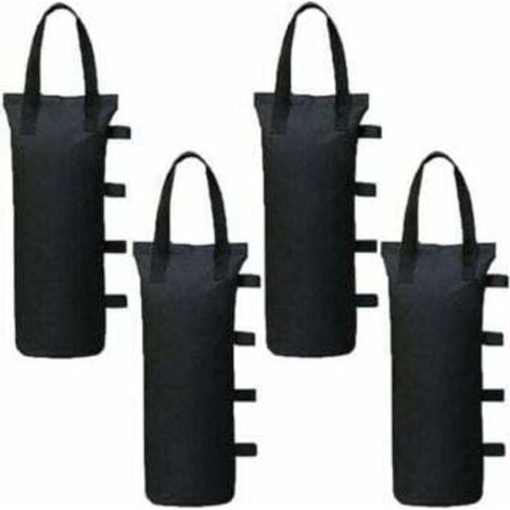 Set di 4 pesi per gazebo, pergolati e padiglioni, sacchi di sabbia per gambe, tende parasole, ombrelloni, 15 x 50 cm