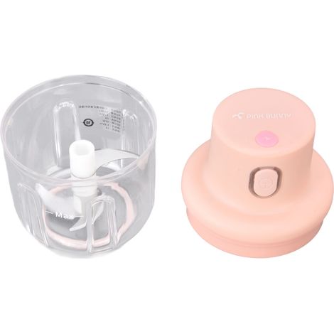 Mini hachoir à ail compact et peu encombrant, facile à nettoyer et à utiliser, rechargeable par USB, broyeur électrique pour la cuisine. (1/5)