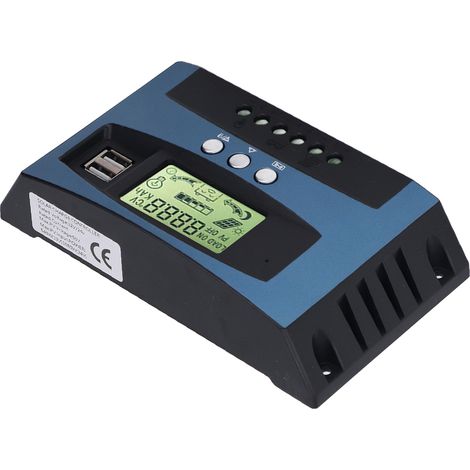 Contrôleur de Charge Solaire MPPT 60A 12V/24V pour Batteries et Panneaux