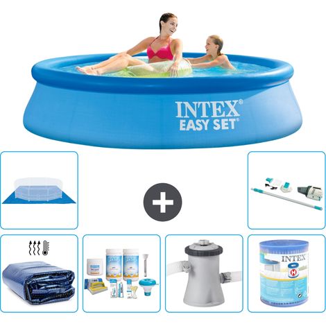 Intex Piscina Easy Set Redonda - 244x61 cm - 7-piezas S40427 (1/5)