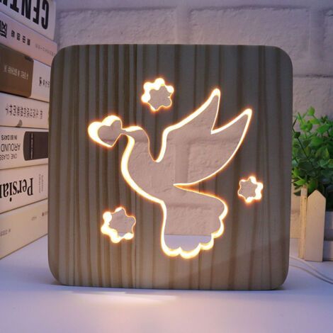 Luce notturna a LED. Lampada da lettura. LED. Buona luce notturna. Adatta a bambini, donne incinte, da usare accanto al letto, neonati, ragazze, ragazzi, bambini che dormono, adulti e illuminazione ge