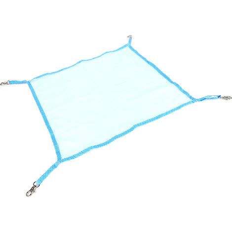 Hamac rafraîchissant portable en maille douce et respirante pour chat, multifonctionnel, bleu clair (1/5)