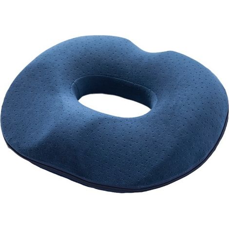 Donut Cushion Orthopedic Ring Memory Foam pour Le Soulagement des Hémorroïdes et Coussin Coccyx Pain Post Natal pour Fauteuil Roulant Siège de Voiture Bureau Extérieur (1/5)