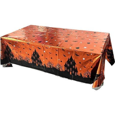 Nappe métallisée pour Halloween, nappe de fête, nappe imperméable pour table à manger, salle à manger, accessoires de cuisine-Skeleton (1/5)