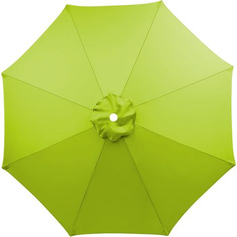 Housse de rechange pour parasol, 8 baleines, 3 m, imperméable, anti-UV, tissu de rechange, Herbe verte 1000 pcs (1/5)