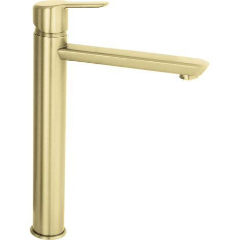 Deante Collection Arnika Robinet lavabo or brossé élégant (1/5)
