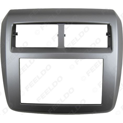 Suitable for Toyota Wigo/Agya: audio/video modification frame, DVD navigation panel, audio fascia, 2DIN ribbed frame (1/3)