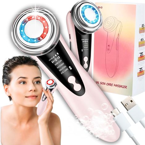 Dispositivo mesoterico per massaggio facciale 4 in 1, ringiovanimento, EMS, riduzione delle rughe e lifting. (1/5)
