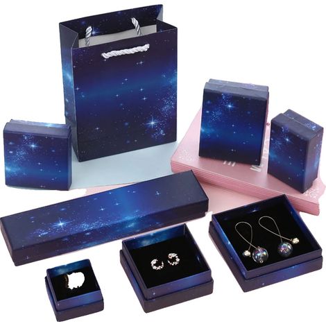 Schmuckaufbewahrungsbox, stilvolle Organisation, elegante Präsentation, Bildshow-7, 9x9x3cm-a (1/2)