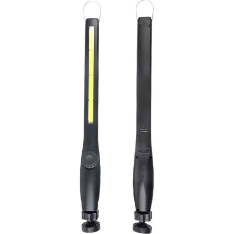 Lampe de travail LED rechargeable pour mécanicien, avec base magnétique/crochet, lampe d'inspection portable pour le camping, l'atelier, le garage et les situations d'urgence. (1/4)