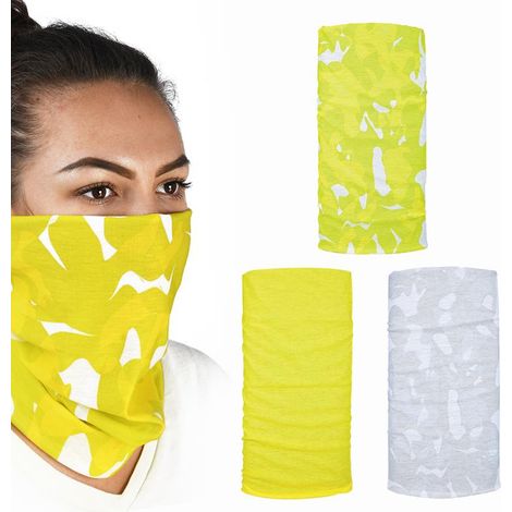 Ensemble Oxford multifonctionnel à col coupe-vent confortable et camouflage fluo, 3 pièces par paquet