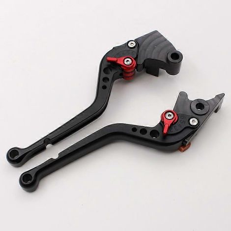 Accessoires moto : Klaxon de frein modifié, guidon Kawasaki Z125, levier d'embrayage, levier de démarrage (noir à poignée longue) (1/5)