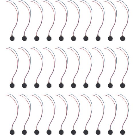 30Pcs Mini Vibration Motors Small Lightweight Low Noise Low Power Consumption Micro Vibrating Motor