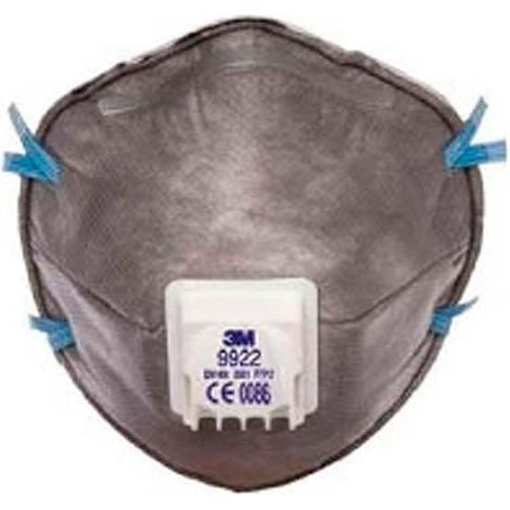 mascarilla autofiltrante ffp2 3m 9922 proteccion 10x tlv ozono (unidades 10)