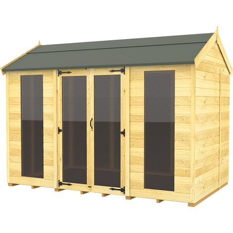10 x 6 Apex Summer House (Full Height Window)
